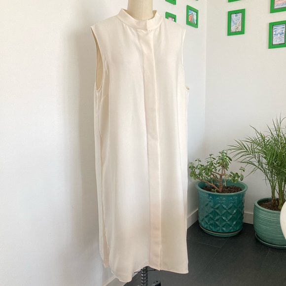 Lafayette 148 New York Dresses & Skirts - Lafayette Silk Ivory Tube Dress